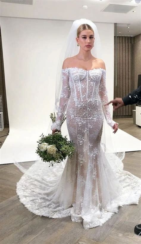 hailey baldwin wedding dresses.